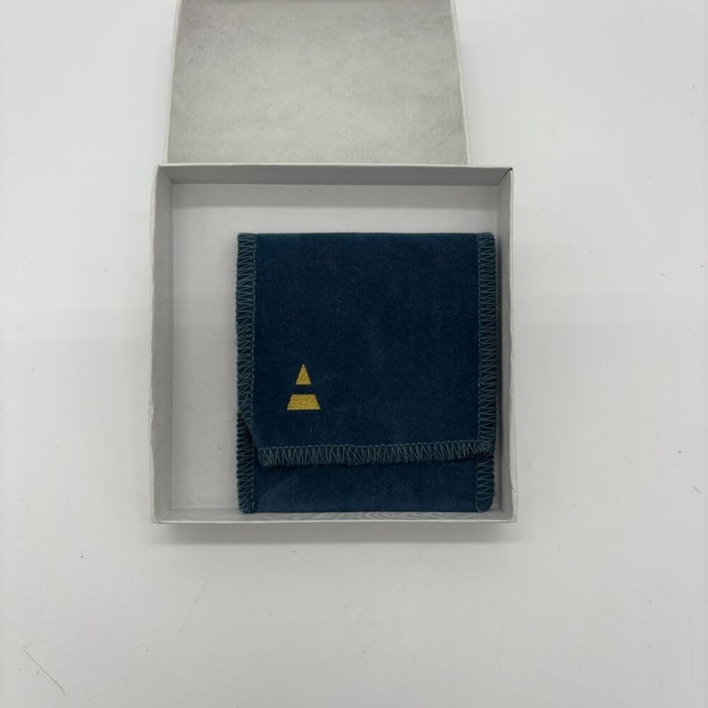 Adina Reyter 14K Yellow Gold Tiny Pavé Diamond Dog Tag Necklace